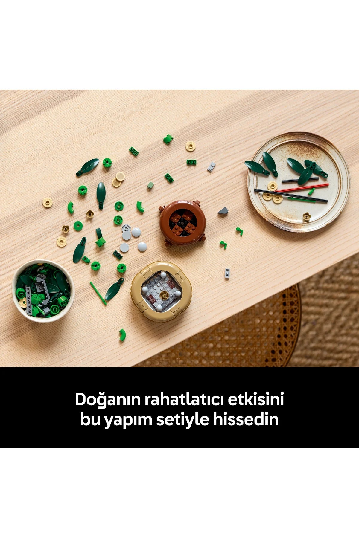 LEGO® Botanicals Şans Bambusu 10344 - Doğasever Yetişkinler için Dekoratif Bitki Yapım Seti (325P)