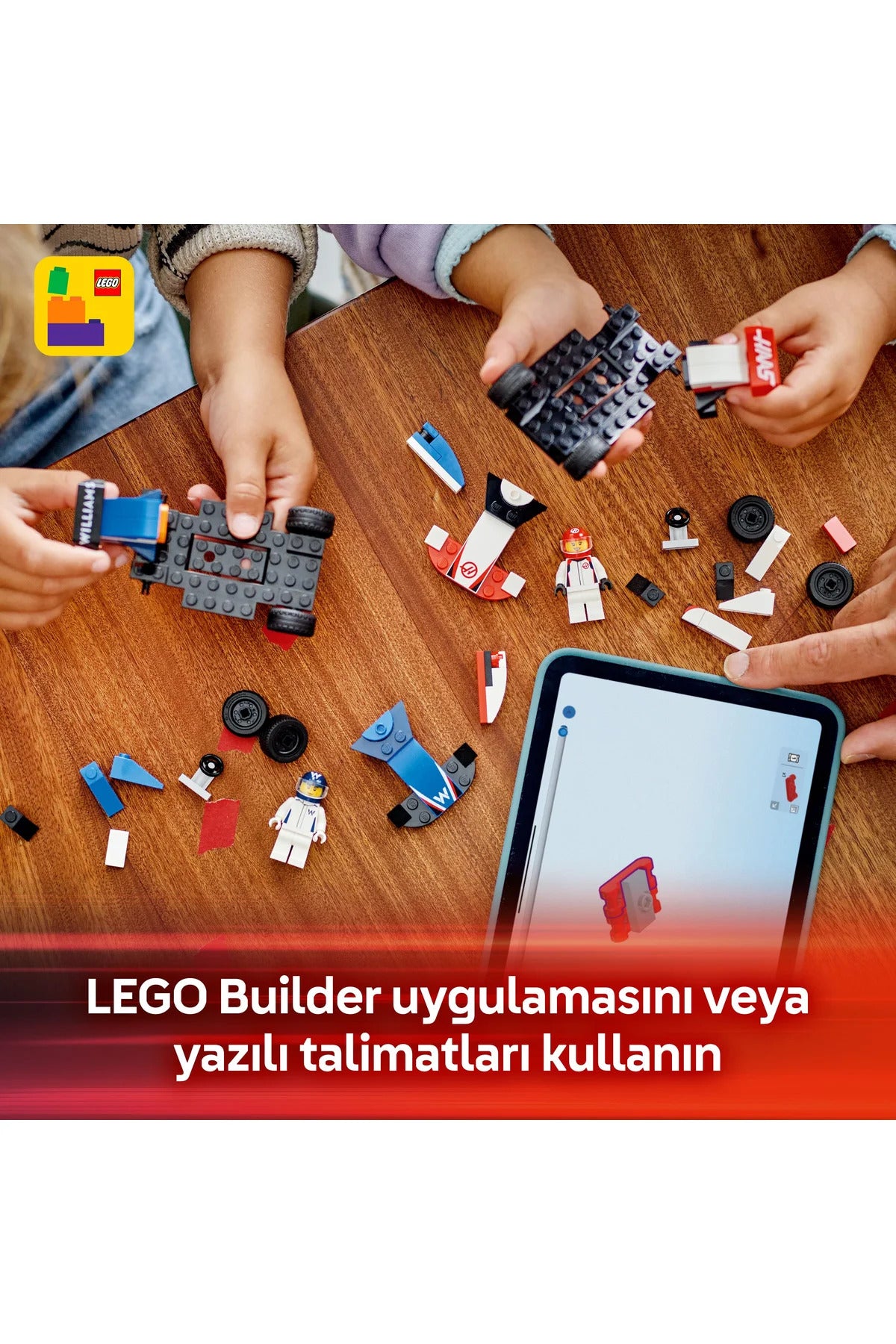 LEGO ® City F1® Williams Racing ve Haas F1® Yarış Arabaları 60464 - 4+ Oyuncak Yapım Seti (92Parça)