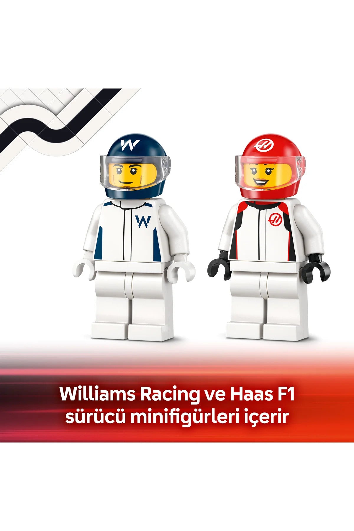 LEGO ® City F1® Williams Racing ve Haas F1® Yarış Arabaları 60464 - 4+ Oyuncak Yapım Seti (92Parça)