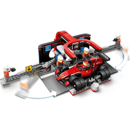 LEGO® City Ferrari Arabalı F1® Pit Stop ve Pit Ekibi 60443 - 6 Yaş & Üzeri Çocuklar için Yaratıcı Oyuncak Yapım Seti (322 Parça)