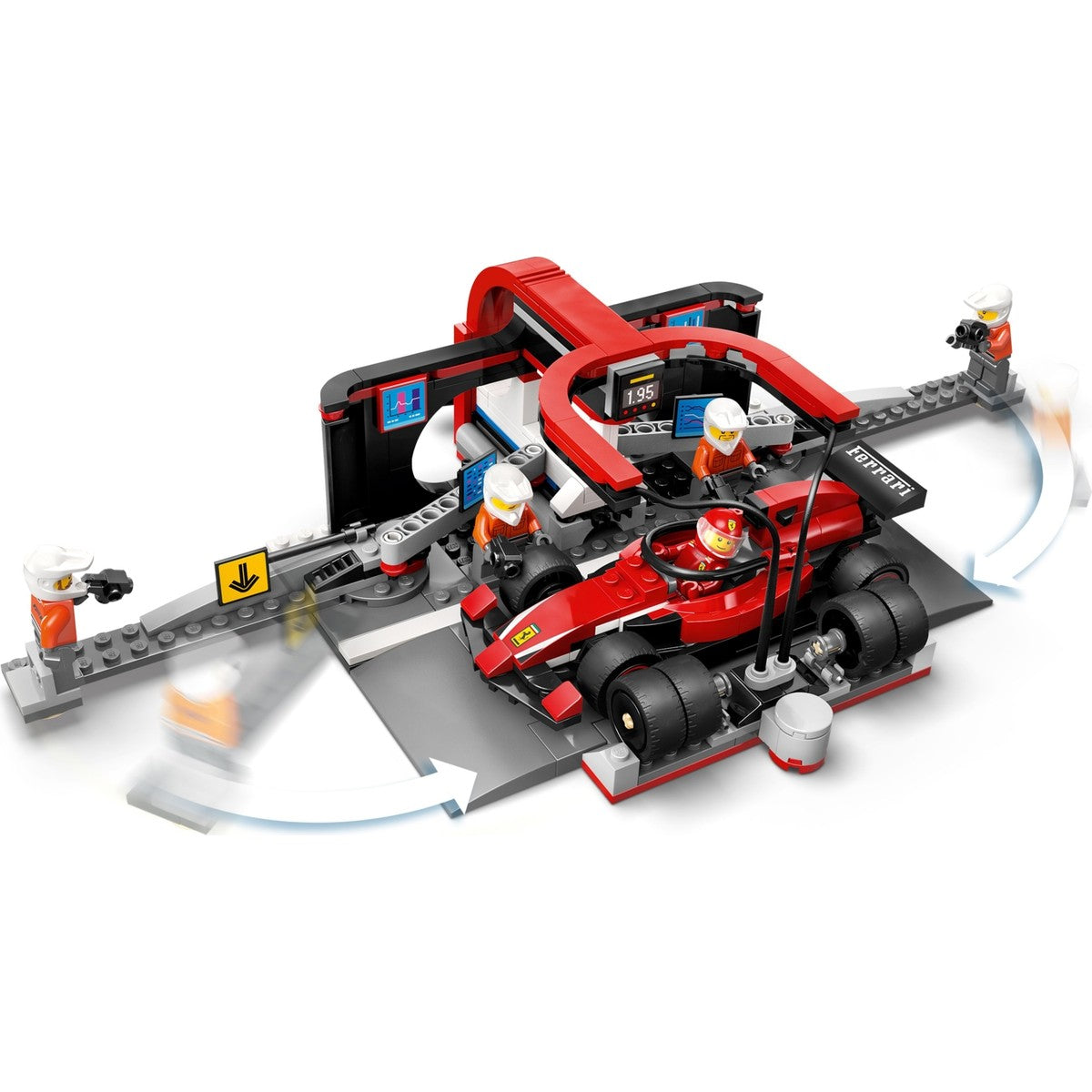 LEGO® City Ferrari Arabalı F1® Pit Stop ve Pit Ekibi 60443 - 6 Yaş & Üzeri Çocuklar için Yaratıcı Oyuncak Yapım Seti (322 Parça)