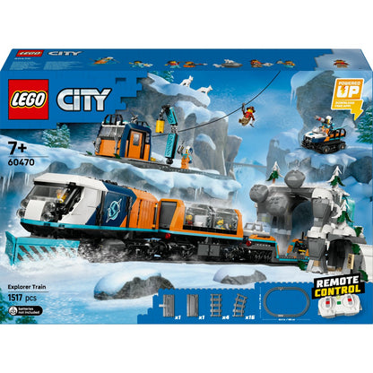 LEGO® City Kaşiflerin Kuzey Kutbu Ekspres Treni 60470 - 7 Yaş ve Üzeri Çocuklar Için Yaratıcı Oyuncak Yapım Seti (1517 Parça)
