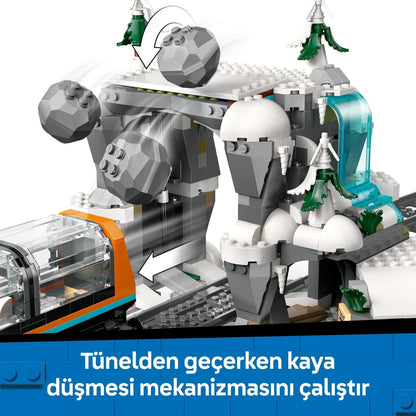 LEGO® City Kaşiflerin Kuzey Kutbu Ekspres Treni 60470 - 7 Yaş ve Üzeri Çocuklar Için Yaratıcı Oyuncak Yapım Seti (1517 Parça)