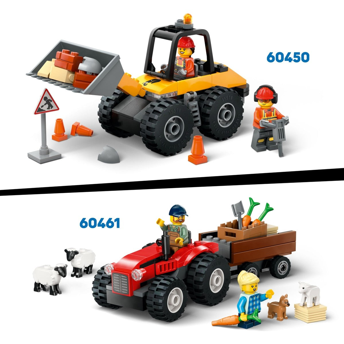 LEGO® City Merdivenli İtfaiye Kamyonu 60463 - 4 Yaş & Üzeri Çocuklar için Yaratıcı Oyuncak Yapım Seti (82 Parça)