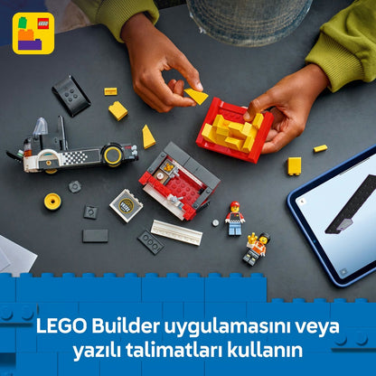 LEGO® City Patates Kızartması Kamyonu 60488 – 5 Yaş ve Üzeri Çocuklar için Yaratıcı Oyuncak Yapım Seti (216 Parça)