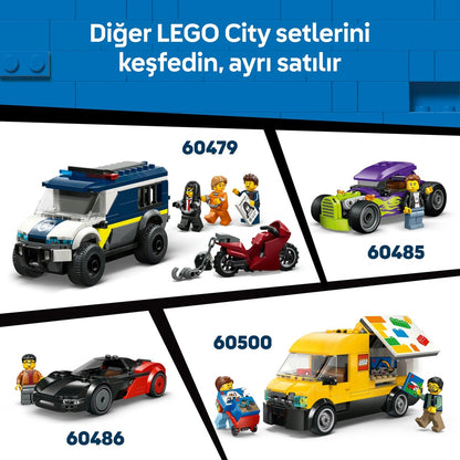 LEGO® City Patates Kızartması Kamyonu 60488 – 5 Yaş ve Üzeri Çocuklar için Yaratıcı Oyuncak Yapım Seti (216 Parça)
