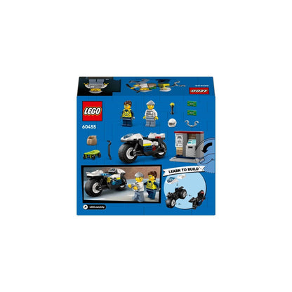 LEGO® City Polis Motosikleti Takibi 60455 - 4 Yaş ve Üzeri Çocuklar Için Yaratıcı Oyuncak Yapım Seti (65 Parça)