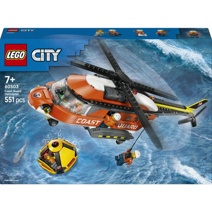 LEGO® City Sahil Güvenlik Helikopteri 60503 – 7 Yaş ve Üzeri Çocuklar için Yaratıcı Oyuncak Yapım Seti (551 Parça)
