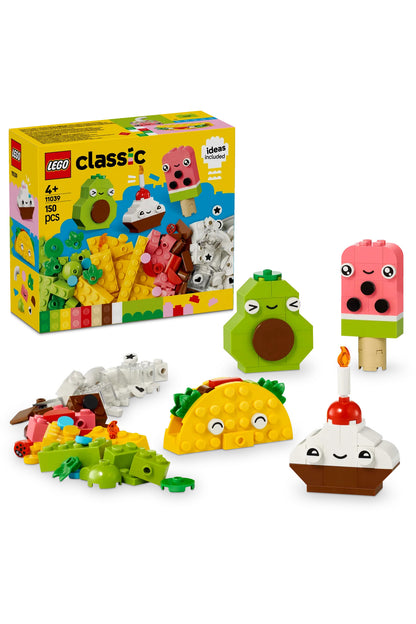 ® Classic Yaratıcı Yiyecek Arkadaşlar 11039 - 4+ Yaratıcı Oyuncak Yapım Seti (150Parça)