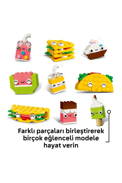 ® Classic Yaratıcı Yiyecek Arkadaşlar 11039 - 4+ Yaratıcı Oyuncak Yapım Seti (150Parça)