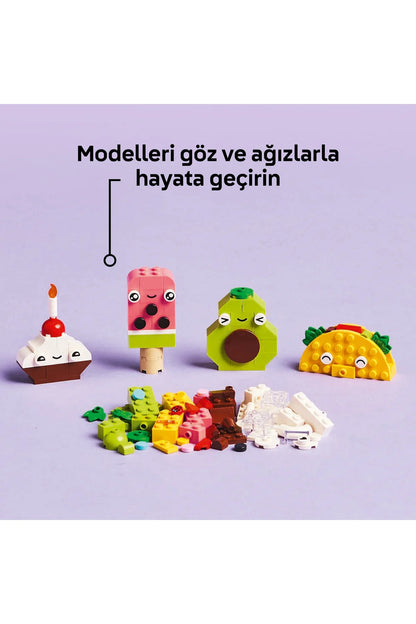 ® Classic Yaratıcı Yiyecek Arkadaşlar 11039 - 4+ Yaratıcı Oyuncak Yapım Seti (150Parça)