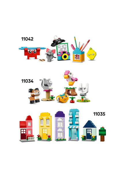 ® Classic Yaratıcı Yiyecek Arkadaşlar 11039 - 4+ Yaratıcı Oyuncak Yapım Seti (150Parça)