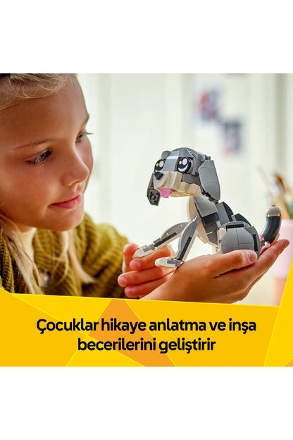 LEGO® Creator 3’ü 1 Arada Oyunbaz Kedi 31163 - 8+ Çocuklar için Yaratıcı Oyuncak Yapım Seti (407P)