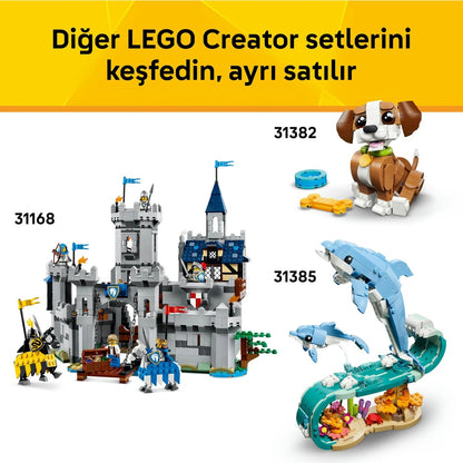 LEGO® Creator 3’ü 1 Arada Retro Oyun Konsolu 31380 – 8+ için Atariye Dönüşebilen Yaratıcı Oyuncak Yapım Seti (268 Parça)