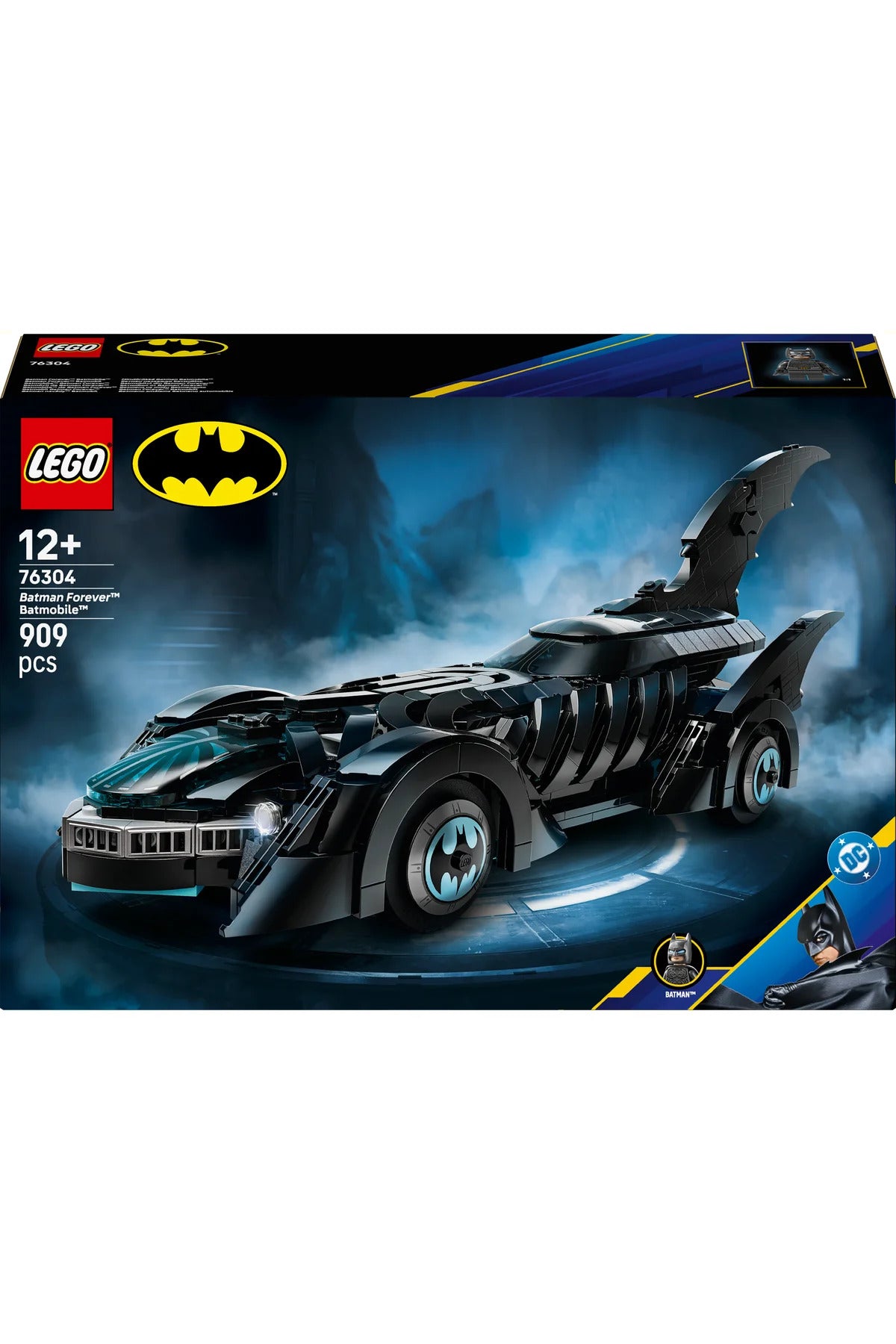 LEGO® DC Batman™: Batman Forever™ Batmobile™ 76304 - 12+ için Dekoratif Oyuncak Yapım Seti (909P)