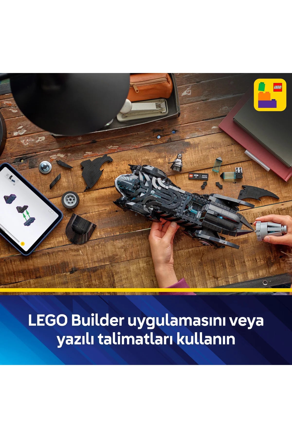LEGO® DC Batman™: Batman Forever™ Batmobile™ 76304 - 12+ için Dekoratif Oyuncak Yapım Seti (909P)