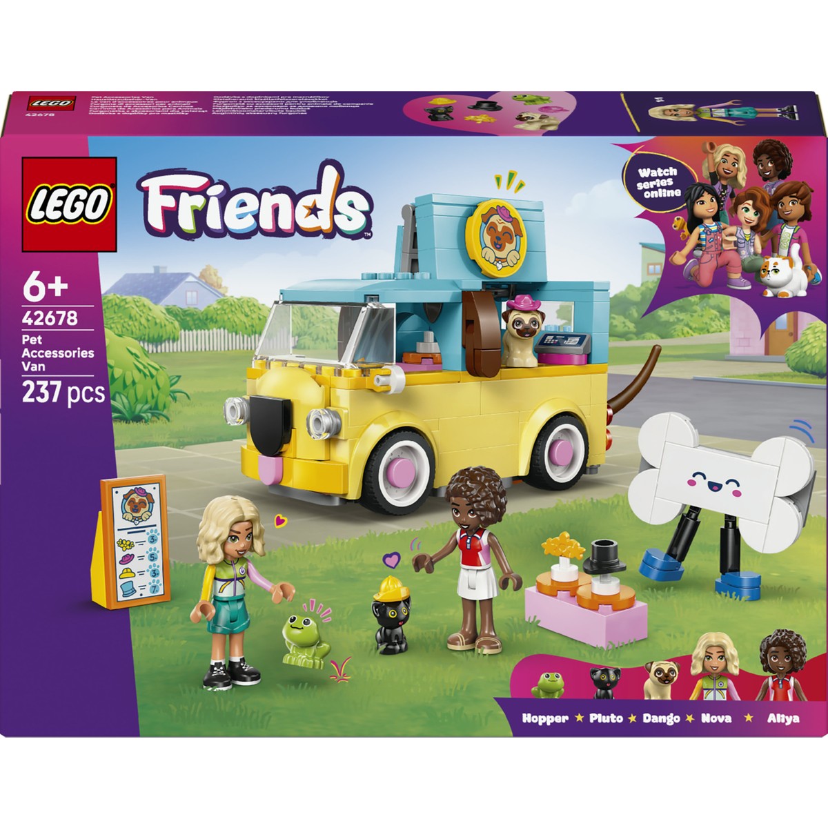 LEGO® Friends Evcil Hayvan Aksesuar Kamyoneti 42678 – 6 Yaş Üzeri Çocuklar için Yaratıcı Oyuncak Yapım Seti (237 Parça)
