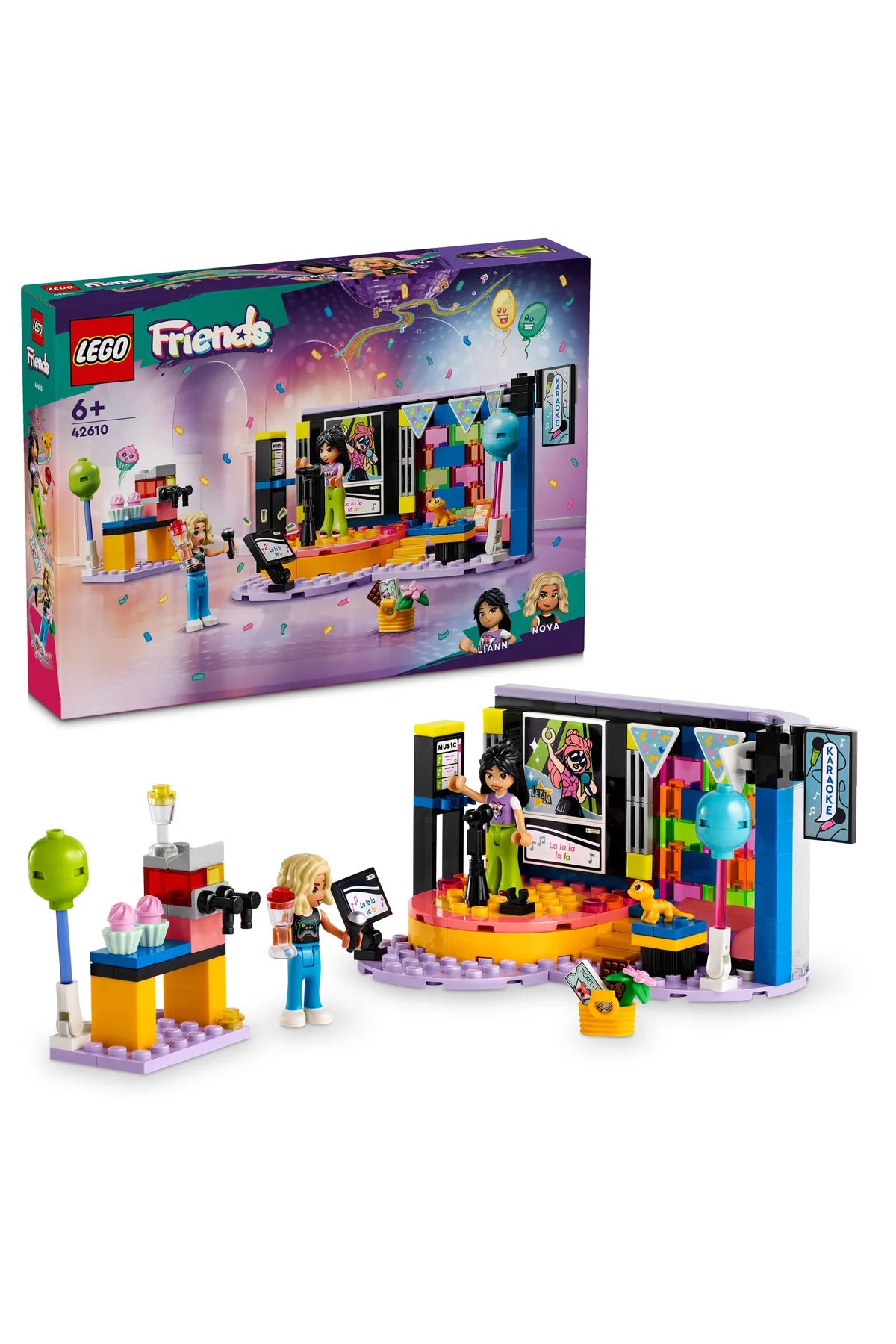 LEGO® Friends Karaoke Müzik Partisi 42610 - 6+ Yaratıcı Oyuncak Yapım Seti (196P)