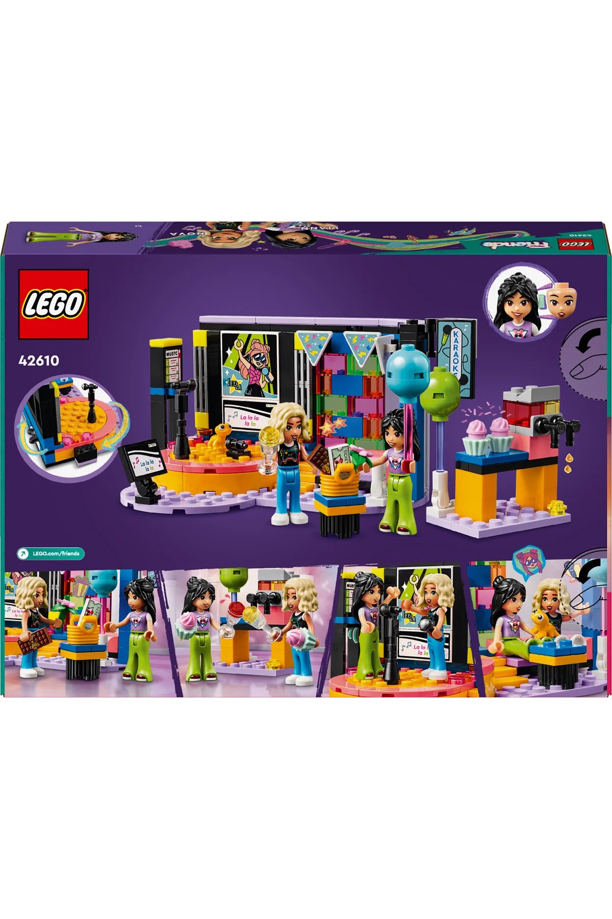 LEGO® Friends Karaoke Müzik Partisi 42610 - 6+ Yaratıcı Oyuncak Yapım Seti (196P)