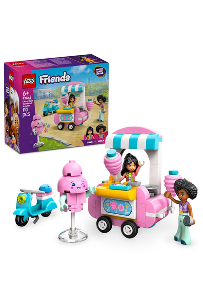 LEGO® Friends Pamuk Şeker Standı ve Scooter 42643 - 6+ Çocuklar için Yaratıcı Oyuncak Yapım Seti (110P)