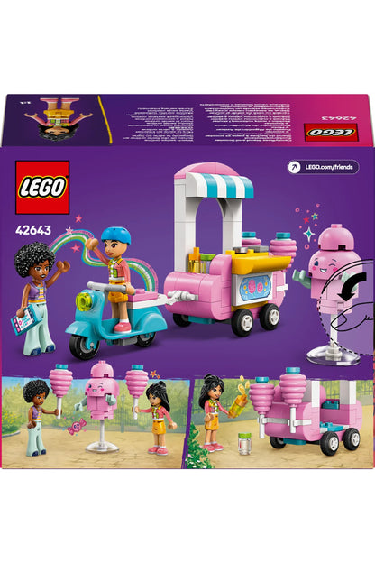LEGO® Friends Pamuk Şeker Standı ve Scooter 42643 - 6+ Çocuklar için Yaratıcı Oyuncak Yapım Seti (110P)