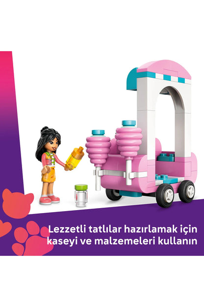 LEGO® Friends Pamuk Şeker Standı ve Scooter 42643 - 6+ Çocuklar için Yaratıcı Oyuncak Yapım Seti (110P)