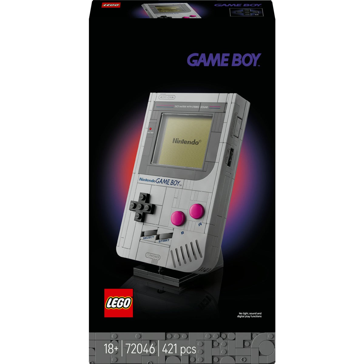 LEGO® Game Boy™ 72046 - Yetişkin Nintendo® Hayranları Için Yaratıcı Model Yapım Seti (421 Parça)