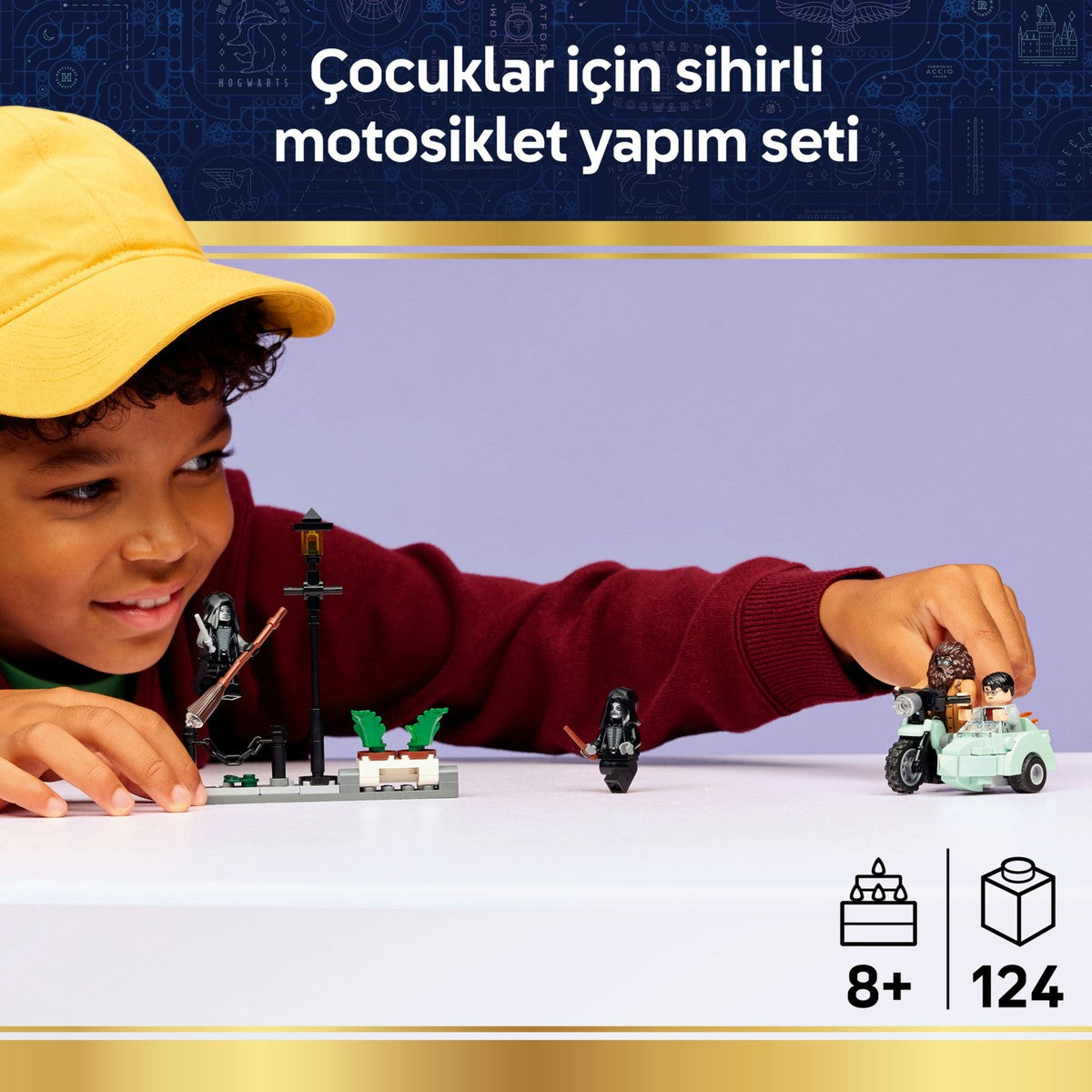 LEGO® Harry Potter™ Hagrid™ ve Harry’nin Privet Drive Kaçışı 76459 - 8+ Yaş için Yaratıcı Oyuncak Yapım Seti (124 Parça)