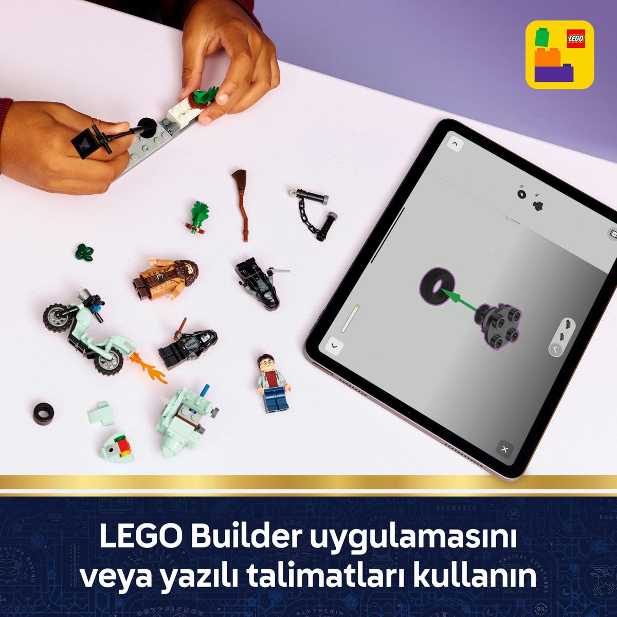 LEGO® Harry Potter™ Hagrid™ ve Harry’nin Privet Drive Kaçışı 76459 - 8+ Yaş için Yaratıcı Oyuncak Yapım Seti (124 Parça)