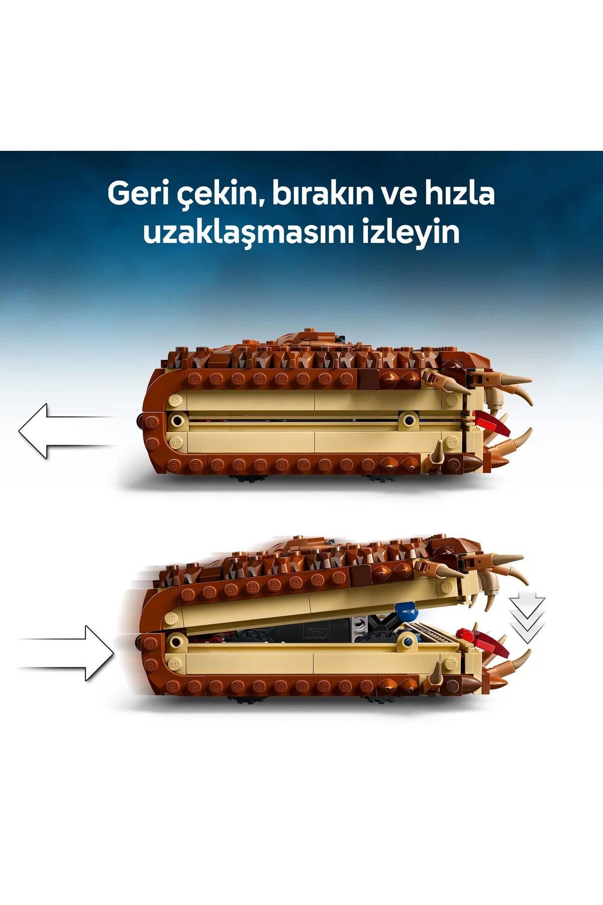 LEGO ® Harry Potter™ Isıran Canavar Kitap 76449 - 9+ Çocuklar için Yaratıcı Oyuncak Yapım Seti (518P)