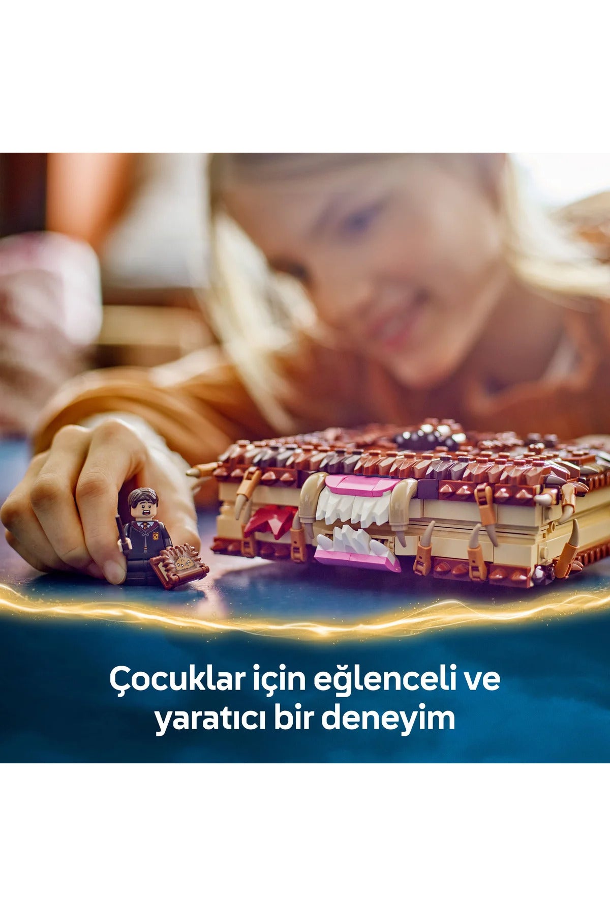 LEGO ® Harry Potter™ Isıran Canavar Kitap 76449 - 9+ Çocuklar için Yaratıcı Oyuncak Yapım Seti (518P)