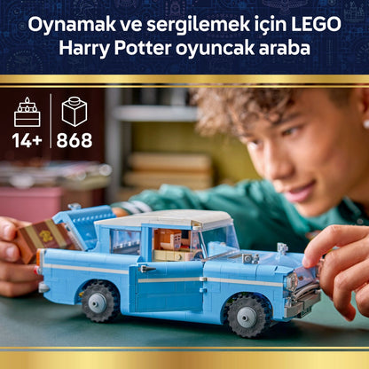 LEGO® Harry Potter™ Sihirli Uçan Ford Anglia™ 76470 - 14 Yaş ve Üzeri Çocuklar için Yaratıcı Oyuncak Yapım Seti (868 Sayfa)