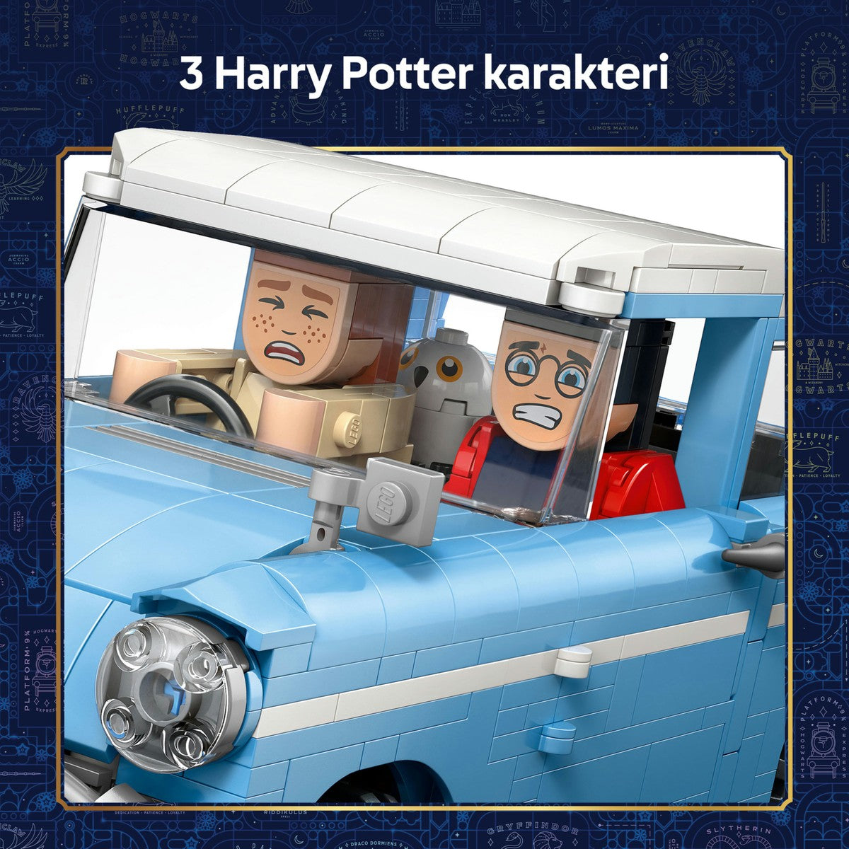 LEGO® Harry Potter™ Sihirli Uçan Ford Anglia™ 76470 - 14 Yaş ve Üzeri Çocuklar için Yaratıcı Oyuncak Yapım Seti (868 Sayfa)