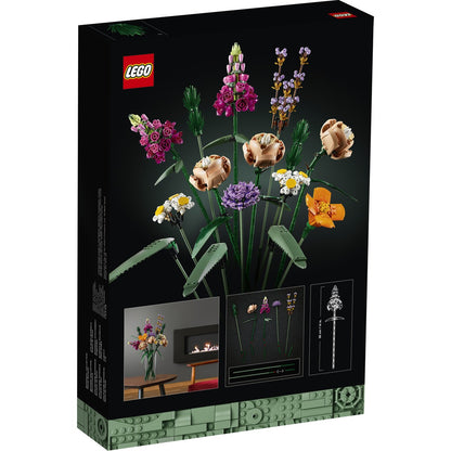 LEGO® ICONS Çiçek Buketi 10280 - Yetişkinler İçin Koleksiyonluk Dekoratif Yapım Seti (756 Parça)