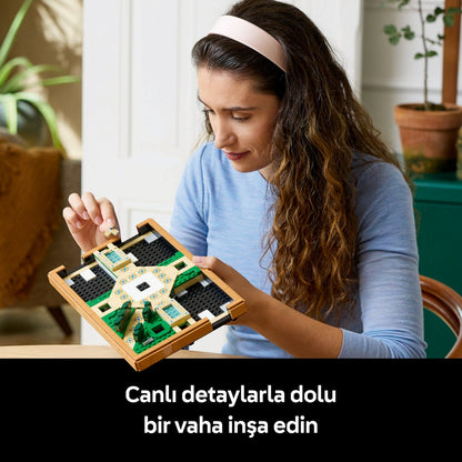 LEGO® Icons Fıskiyeli Bahçe 10359 - Yetişkinler için Model Yapım Seti (1302 Parça)