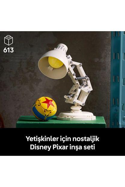 LEGO® Ideas | Disney Pixar Luxo Jr. 21357 - Yetişkinler için Koleksiyonluk Model Yapım Seti (613P)