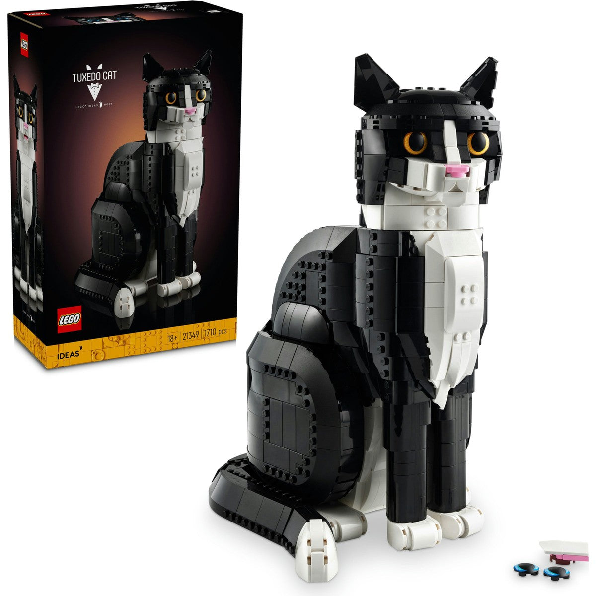 LEGO® Ideas Smokinli Kedi 21349 - Yetişkinler için Model Yapım Seti (1710 Parça)