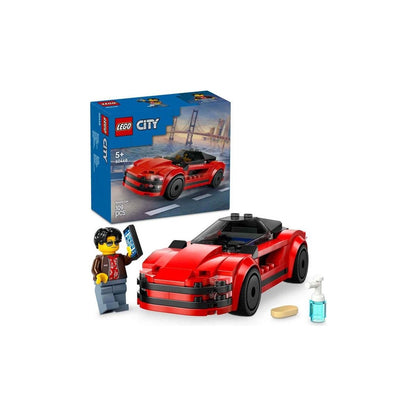 LEGO® Kırmızı Spor Araba 60448 109 Parça Çocuklar İçin Eğlenceli Oyun Seti