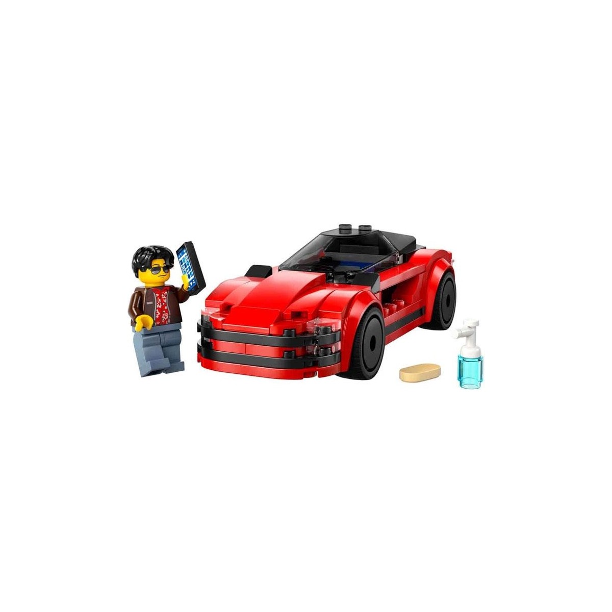 LEGO® Kırmızı Spor Araba 60448 109 Parça Çocuklar İçin Eğlenceli Oyun Seti