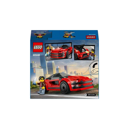 LEGO® Kırmızı Spor Araba 60448 109 Parça Çocuklar İçin Eğlenceli Oyun Seti