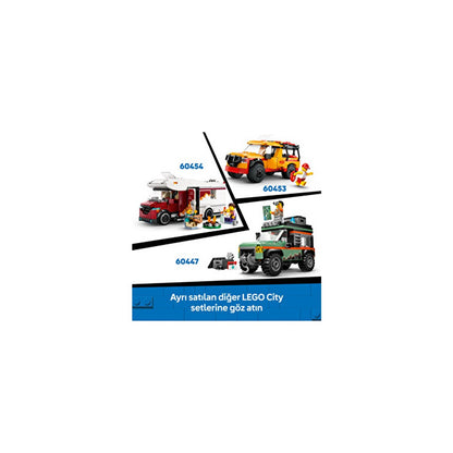 LEGO® Kırmızı Spor Araba 60448 109 Parça Çocuklar İçin Eğlenceli Oyun Seti