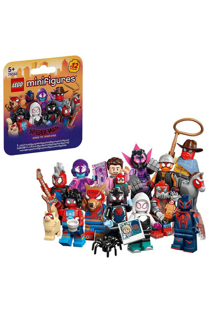 LEGO ®Marvel 71050 Spıder Man Across The Spıder Verse Minifigür 12'li Tam Set Spıderman Örümcek Adam