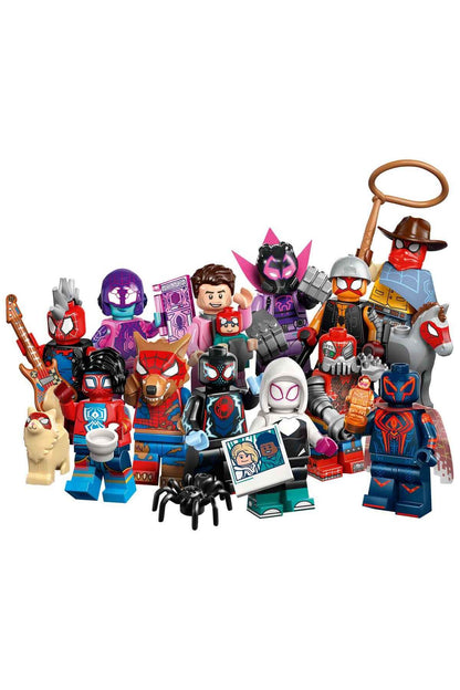 LEGO ®Marvel 71050 Spıder Man Across The Spıder Verse Minifigür 12'li Tam Set Spıderman Örümcek Adam