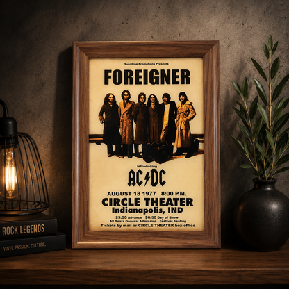 Luzart Premium Epoksi Retro Rock Tablo Koleksiyonu – Çerçeveli, UV Baskı Duvar Dekoru Koleksiyonu