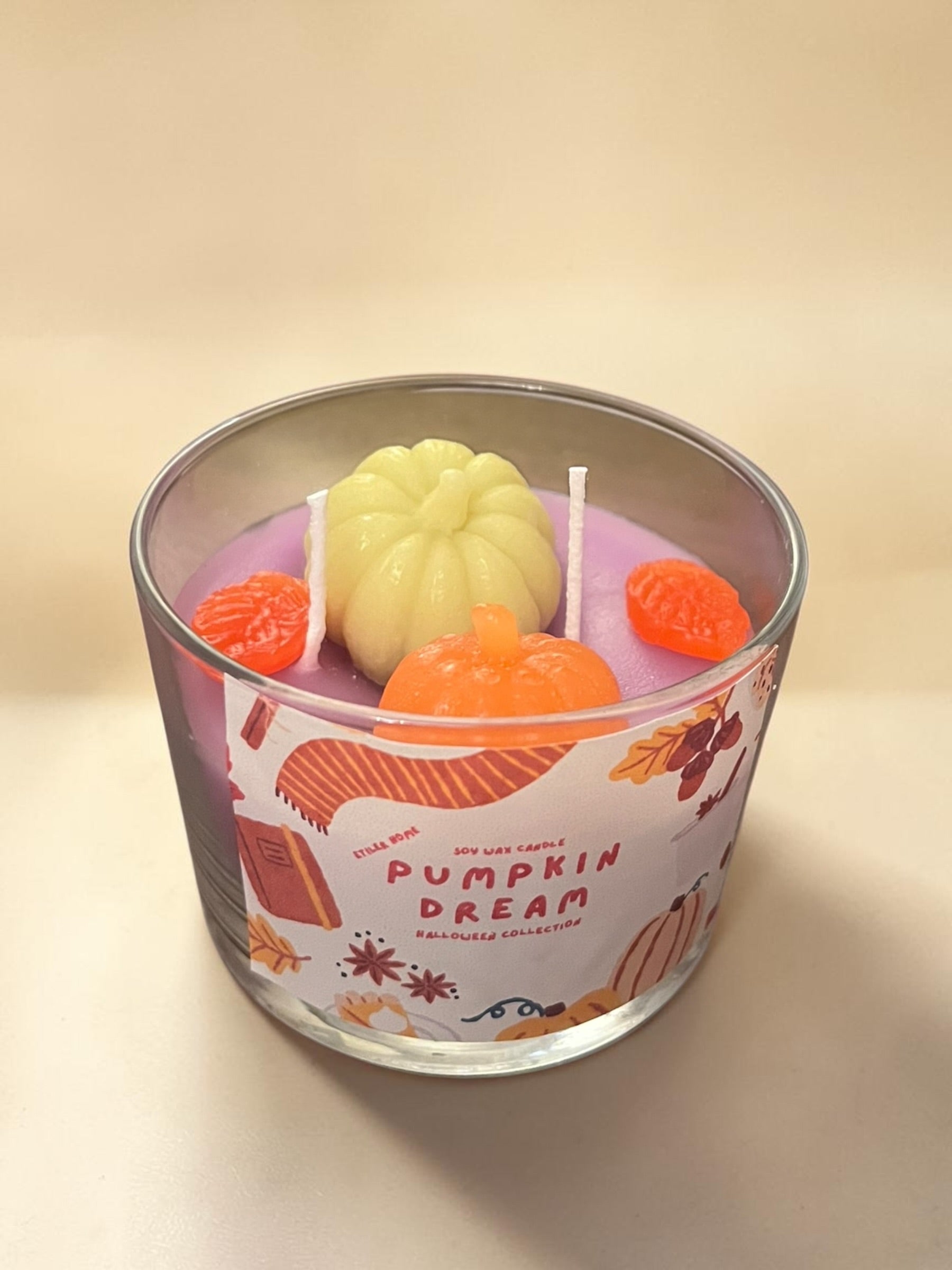 Luzart Pumpkin Dream Koleksiyonu –El Yapımı Balkabağı Figürlü Mum