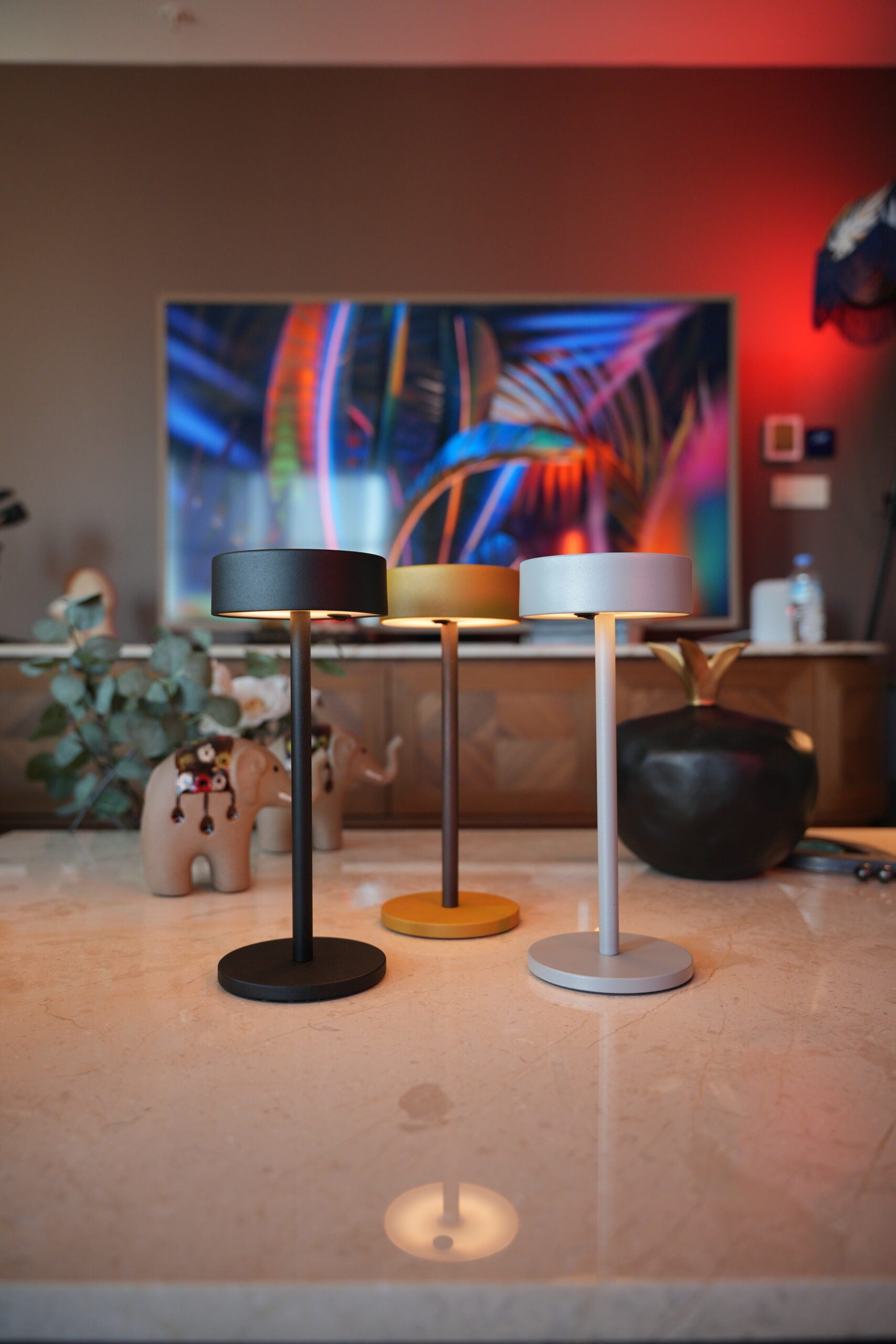 Luzart Signature Glow – Şarjlı Masa Lambası