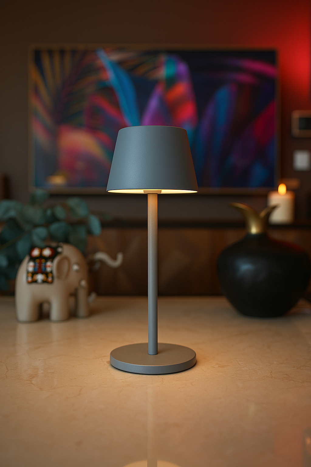 LuzArt Touch Series-Modern Tasarımlı Şarjlı Masa Lambaları