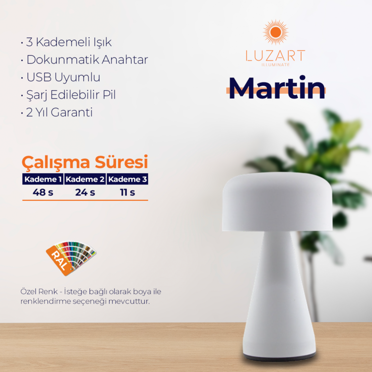 Martin (Manyetik Şarj Kasetli)