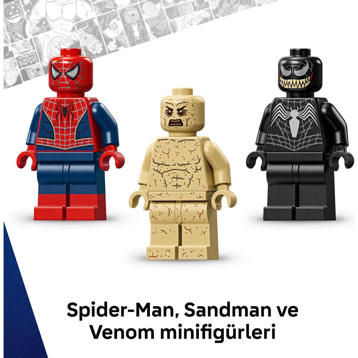 LEGO® ǀ Marvel Efsanevi Savaş: Örümcek Adam, Kum Adam’a Karşı 76334 - 9+ için Yaratıcı Oyuncak Yapım Seti (201 Parça)