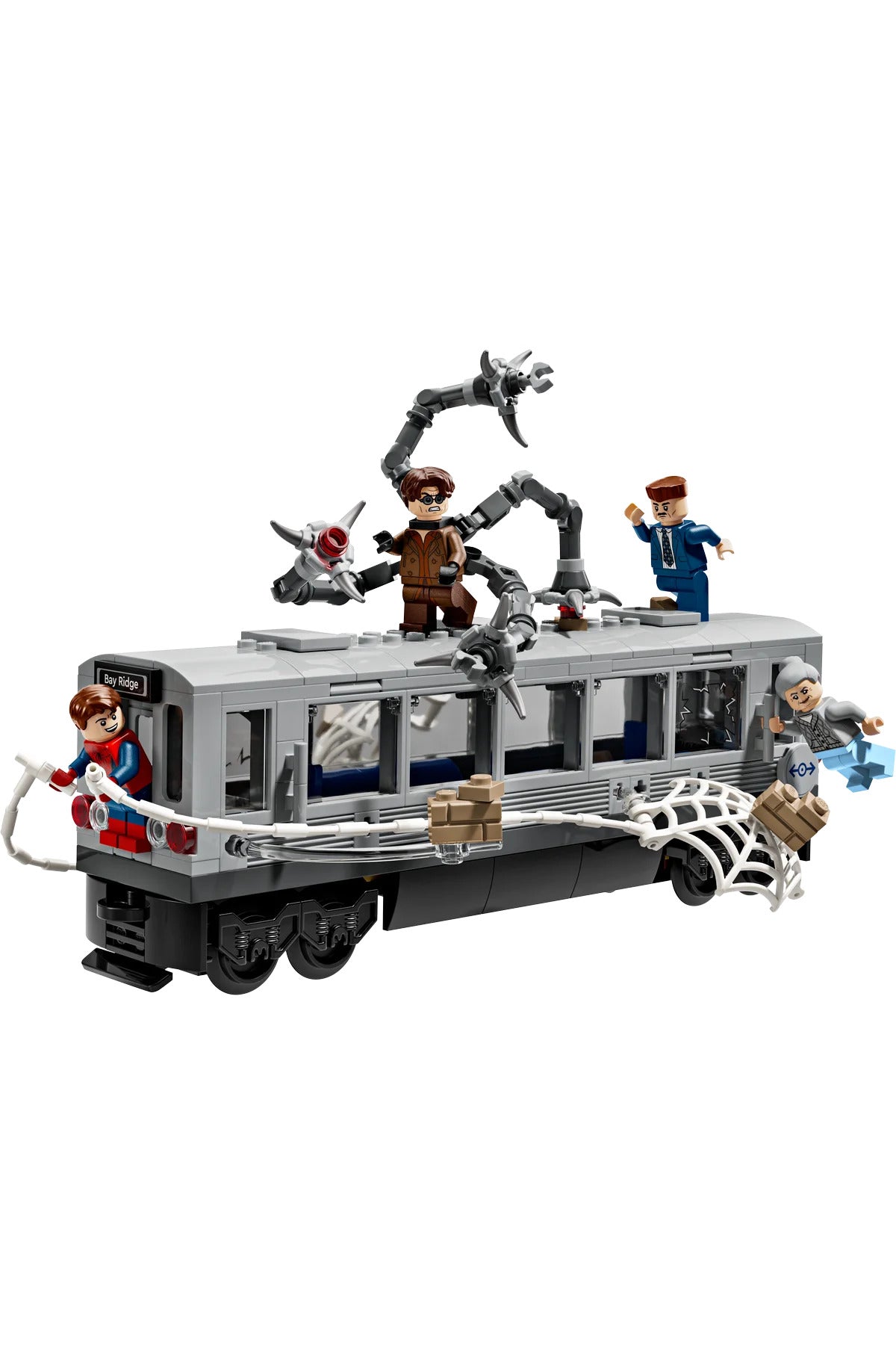 LEGO ® ǀ Marvel Örümcek Adam ile Doktor Oktopus Metro Sahnesi 76321 - 9+ Oyuncak Yapım Seti (393P)